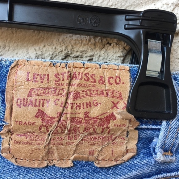 Levi’s Vintage Midi Length Skirt in blue size 28 - Picture 8 of 12